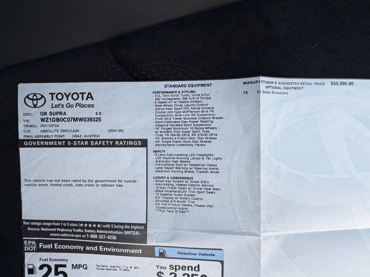 Used 2021 Toyota Supra RWD image 51