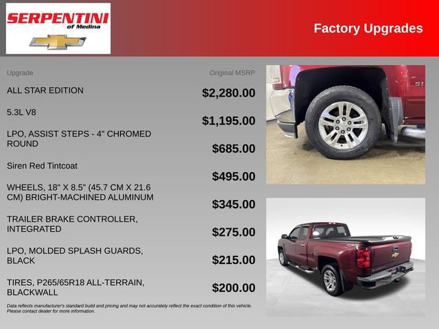 Used 2016 Chevrolet Silverado 1500 LT w/ All Star Edition AWD/4WD image 6