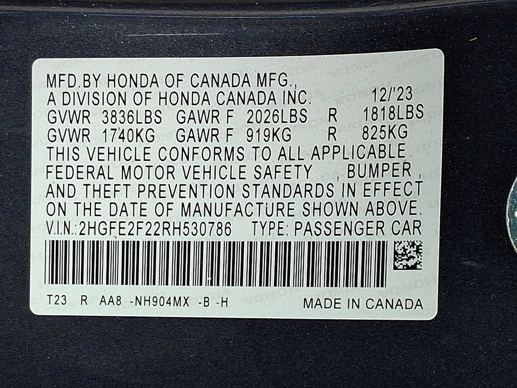 Used 2024 Honda Civic LX image 27