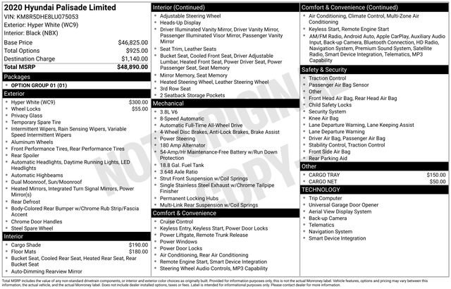 Used 2020 Hyundai Palisade Limited image 53