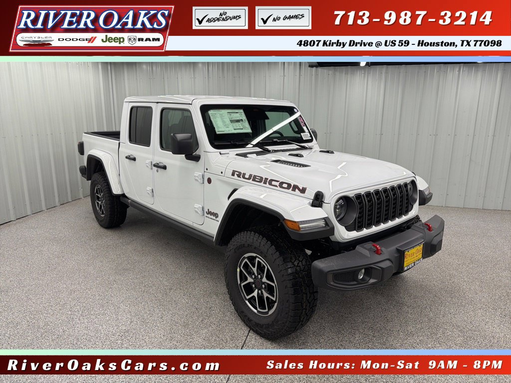 New 2026 Jeep Gladiator Rubicon w/ Steel Power Dome Hood Package AWD/4WD image 1