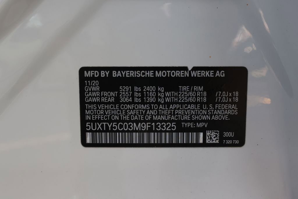 Used 2021 BMW X3 xDrive30i w/ Convenience Package AWD/4WD image 33