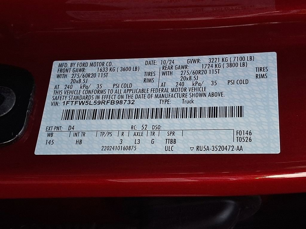 Used 2024 Ford F150 Lariat w/ FX4 Off-Road Package image 25