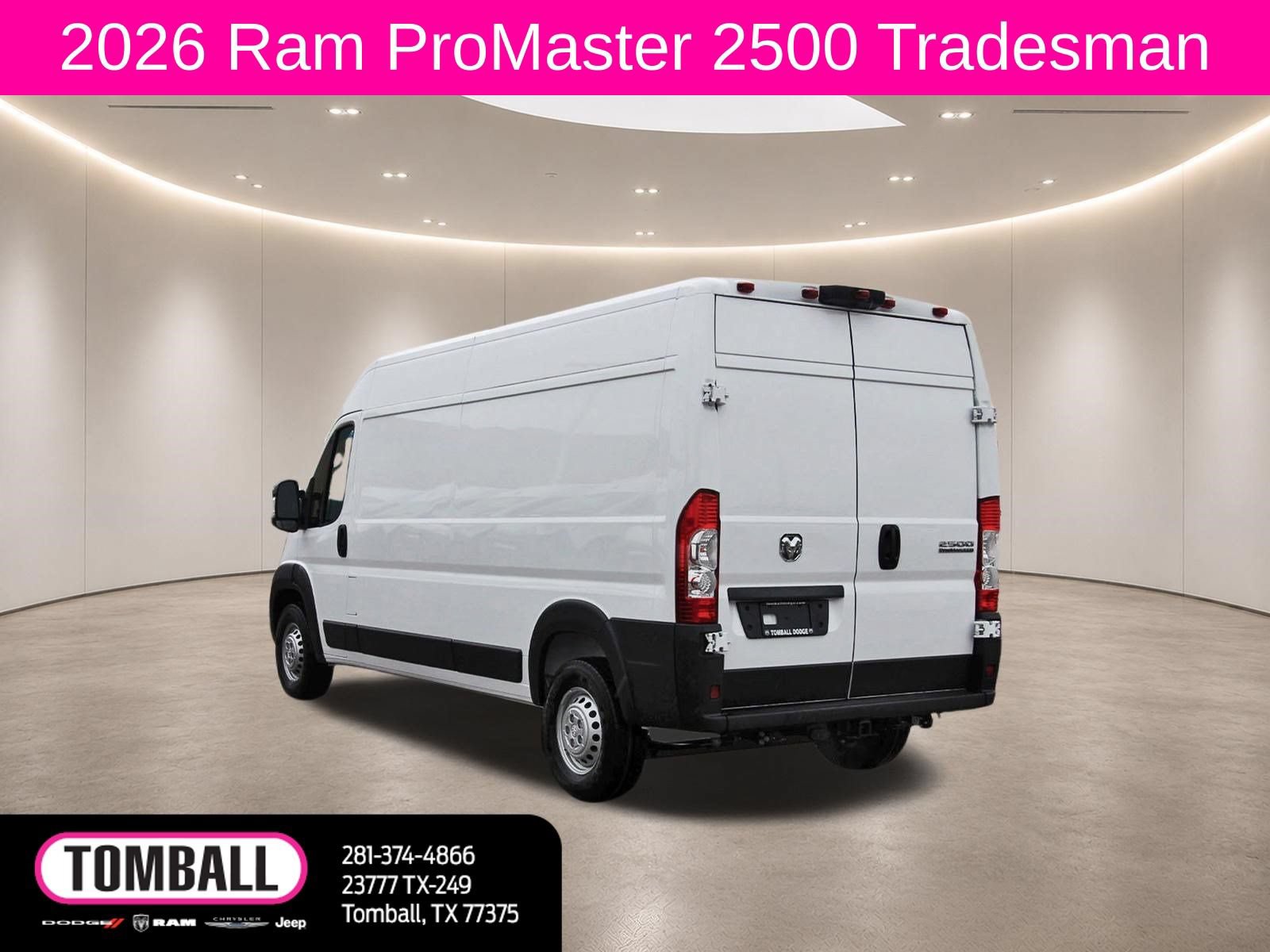 New 2026 RAM ProMaster 2500 w/ Convenience Group FWD image 5