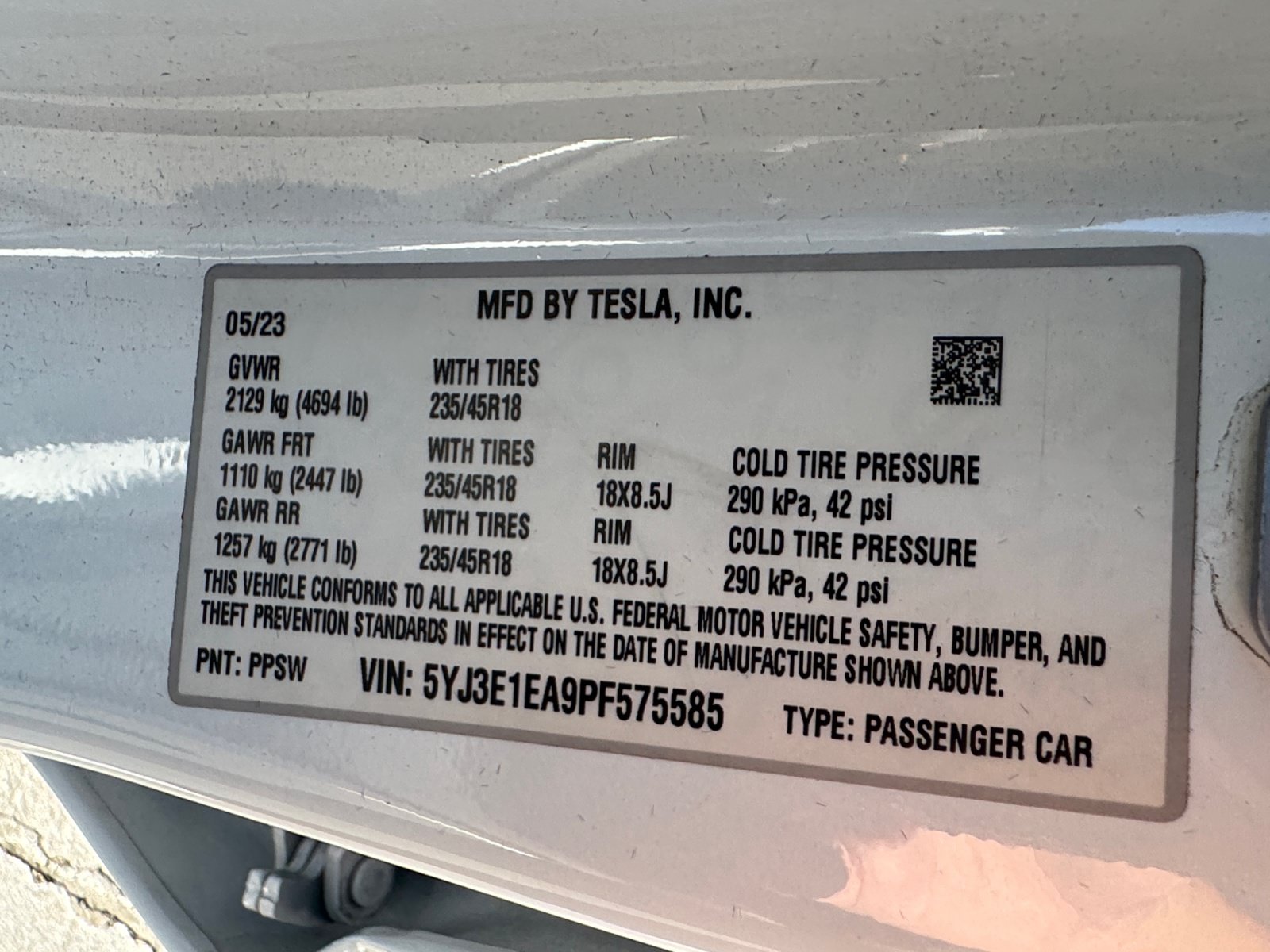 Used 2023 Tesla Model 3 Standard Range RWD image 18