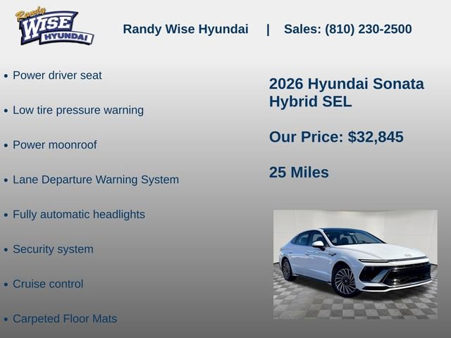 New 2026 Hyundai Sonata SEL FWD image 10