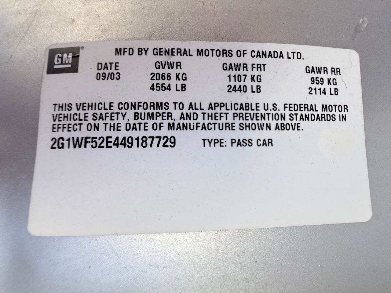 Used 2004 Chevrolet Impala w/ Preferred Equipment Group image 18