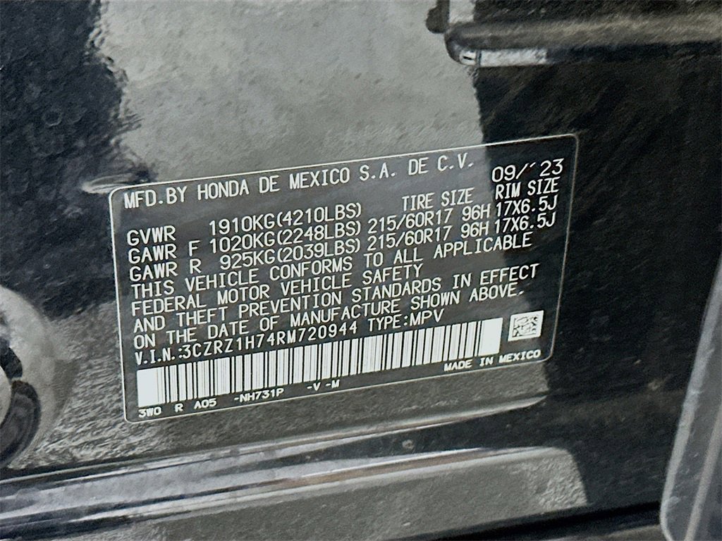 Used 2024 Honda HR-V EX-L image 27