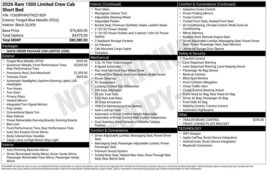 New 2026 RAM 1500 Limited image 3
