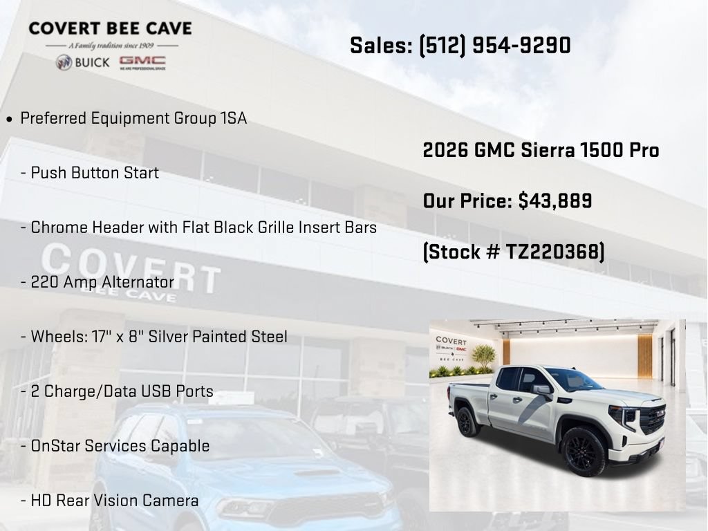 New 2026 GMC Sierra 1500 Pro w/ Graphite Edition AWD/4WD image 14