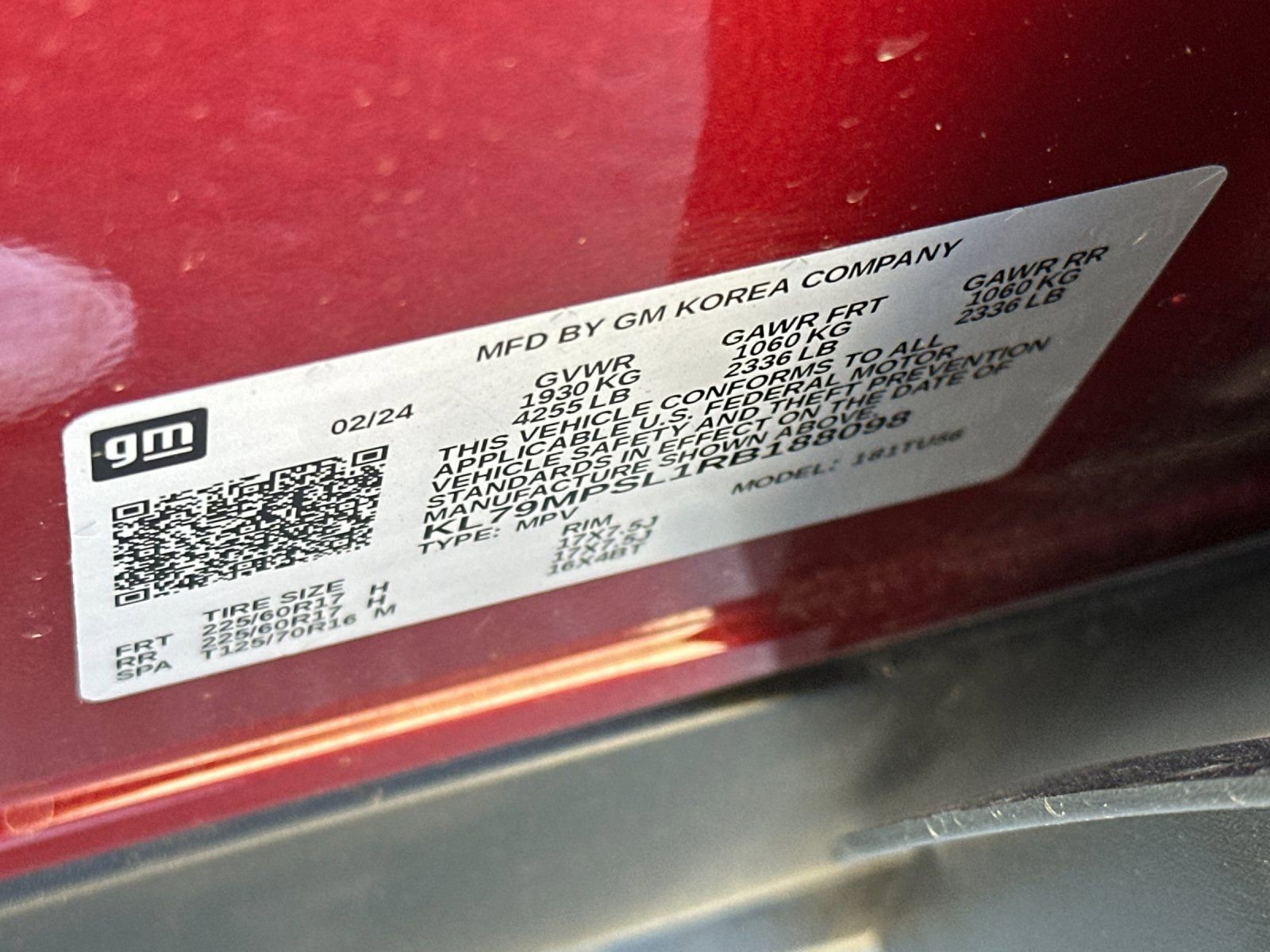 Used 2024 Chevrolet TrailBlazer LT w/ LT Cold Weather Package image 34