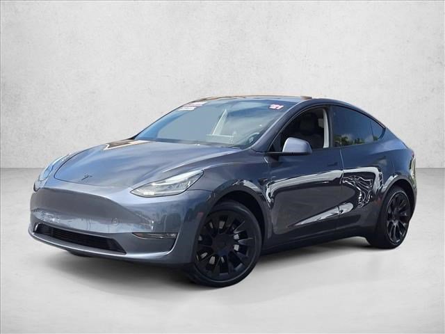 Used 2021 Tesla Model Y Long Range AWD/4WD image 1