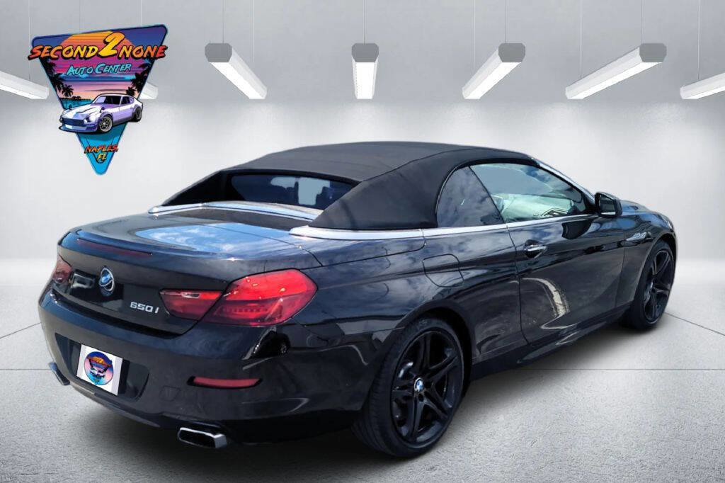 Used 2012 BMW 650i Convertible w/ Premium Sound Pkg RWD image 4