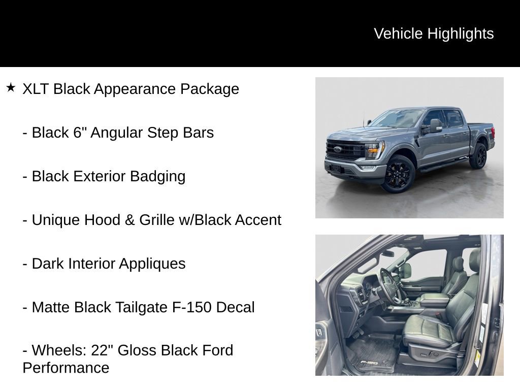 Used 2023 Ford F150 XLT w/ Equipment Group 302A High AWD/4WD image 6