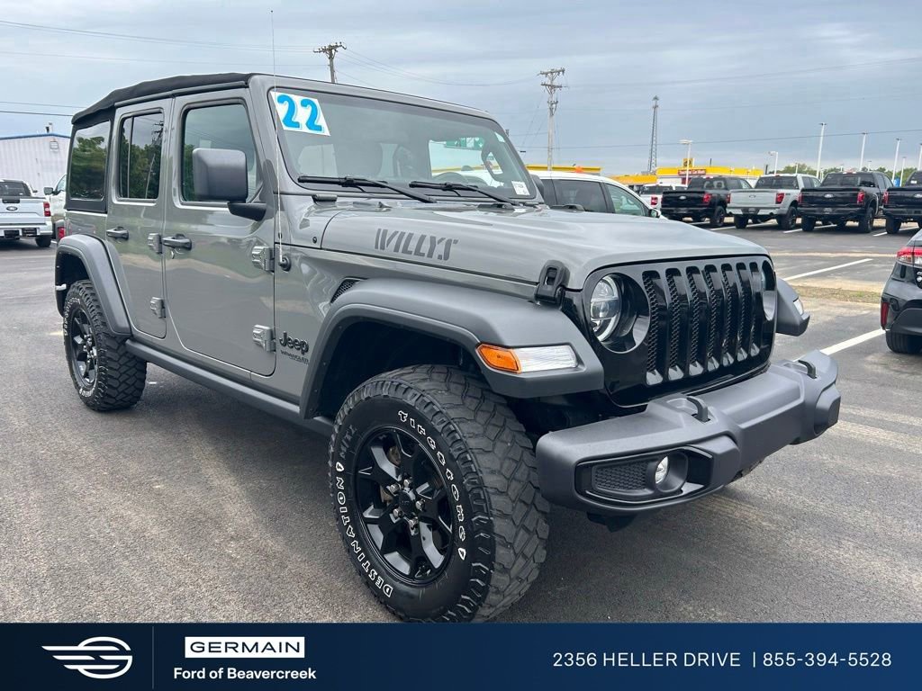 Used 2022 Jeep Wrangler Unlimited Sport AWD/4WD video 1