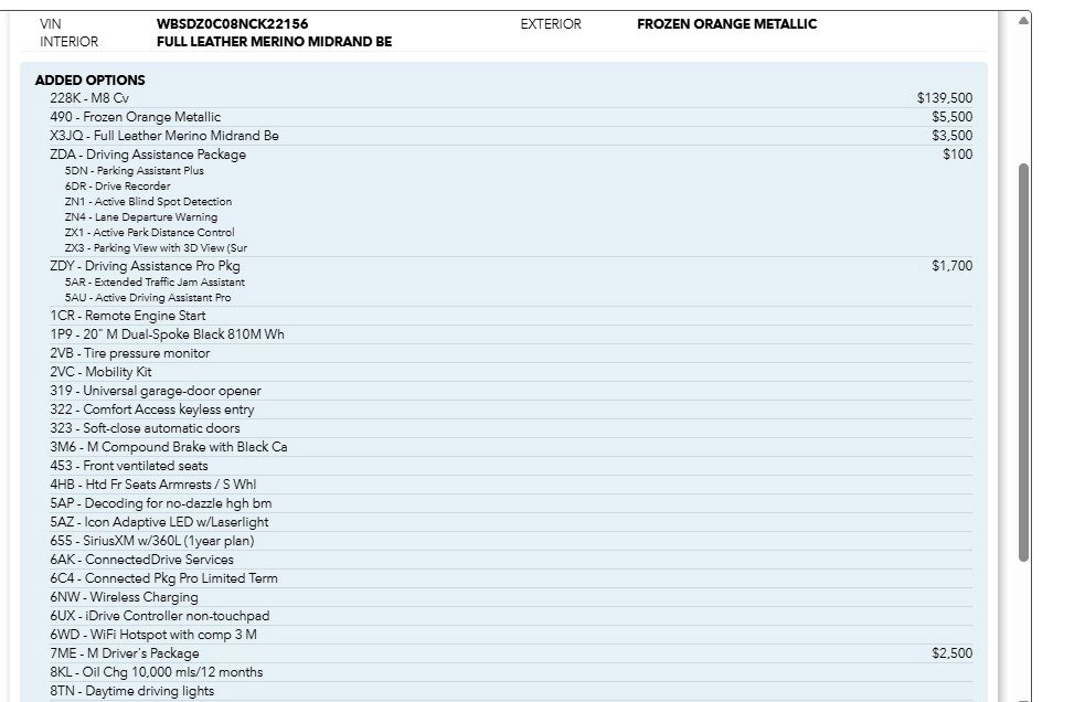 Used 2022 BMW M8 Competition w/ M Driver's Package image 4