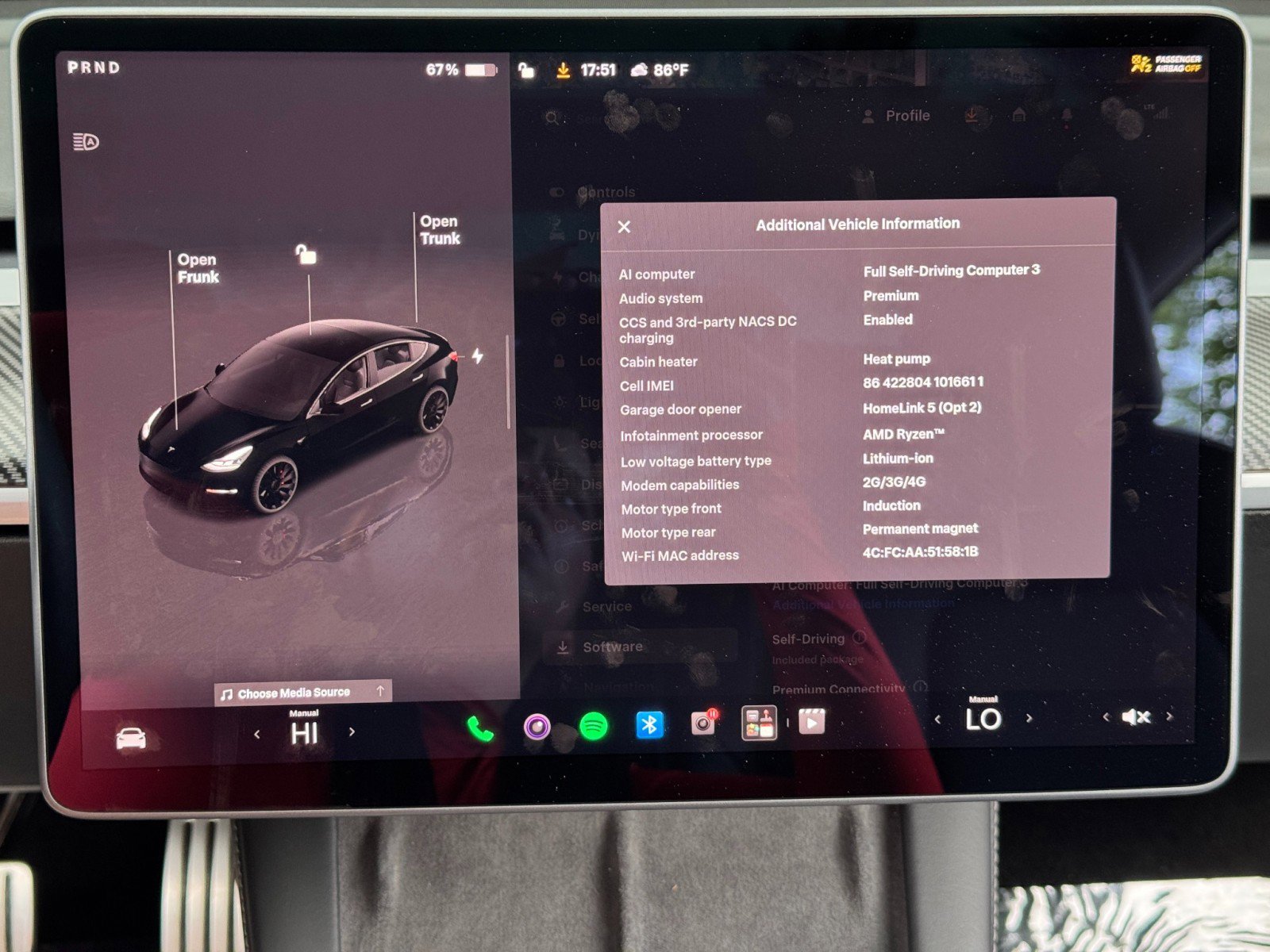 Used 2022 Tesla Model 3 Performance AWD/4WD image 32