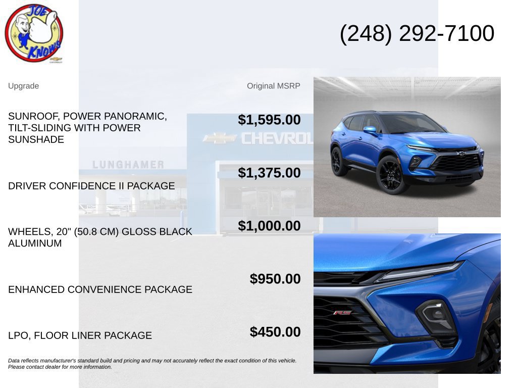 New 2026 Chevrolet Blazer RS w/ Driver Confidence II Package FWD image 5