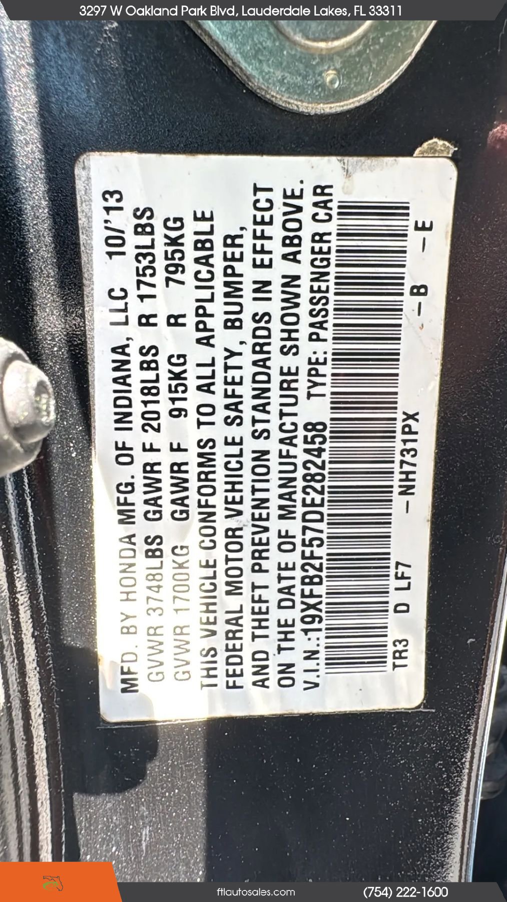 Used 2013 Honda Civic LX image 54
