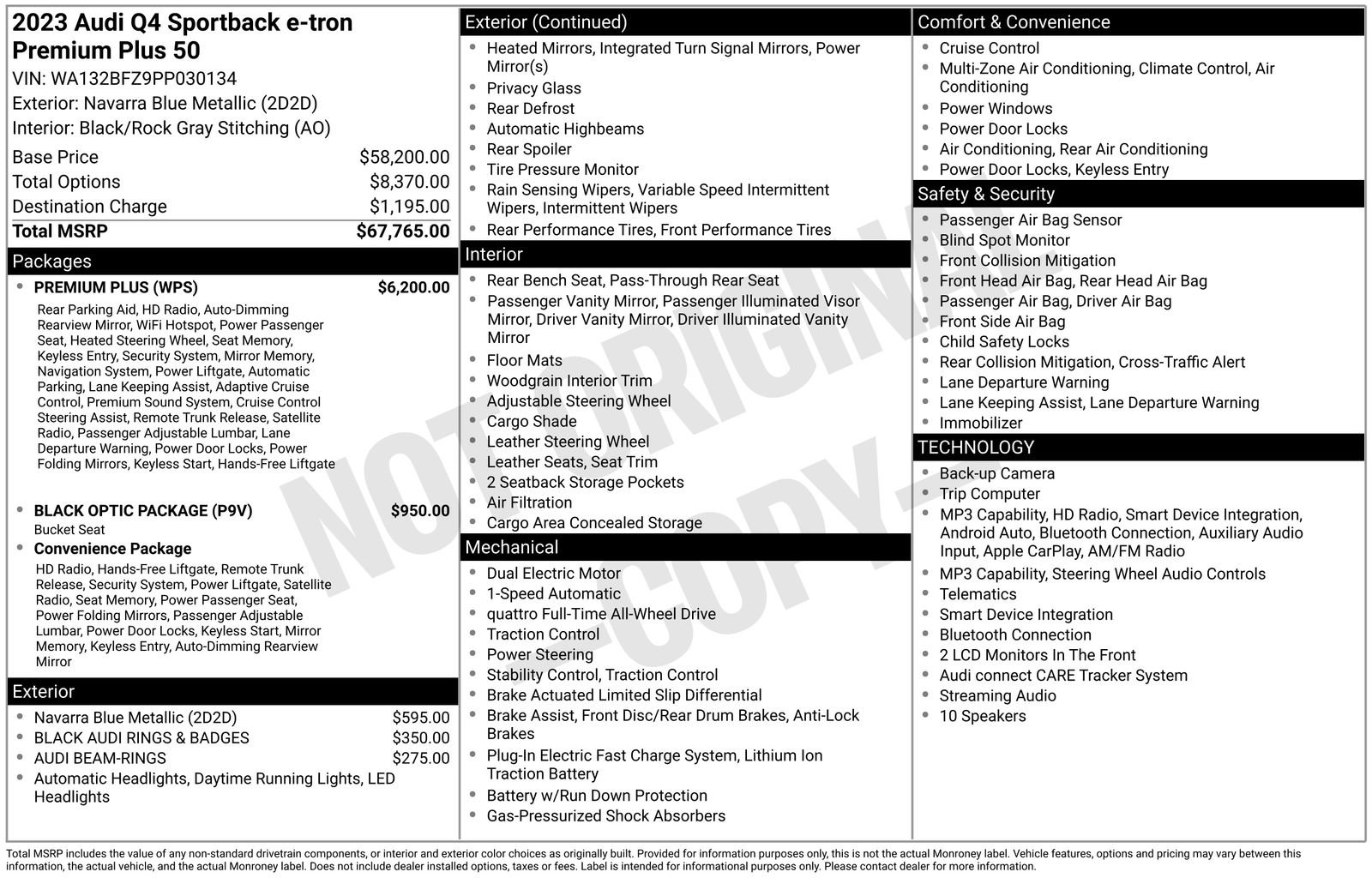 Certified 2023 Audi Q4 e-tron Premium Plus w/ Premium Plus AWD/4WD image 31