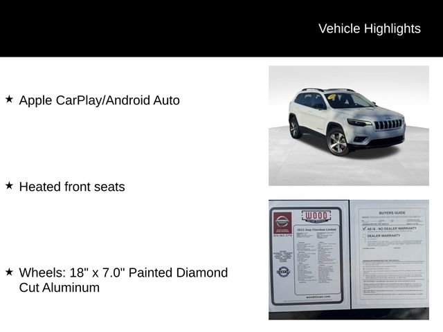 Used 2022 Jeep Cherokee Limited image 12