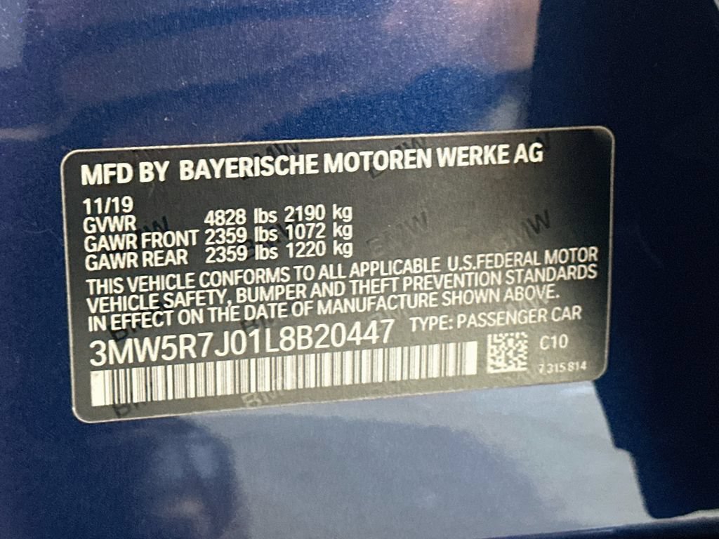 Used 2020 BMW 330i xDrive Sedan w/ Executive Package AWD/4WD image 33