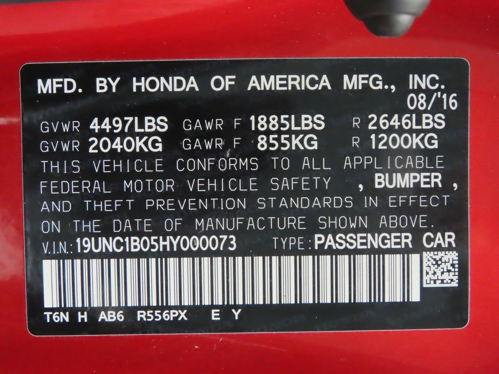 Used 2017 Acura NSX image 33