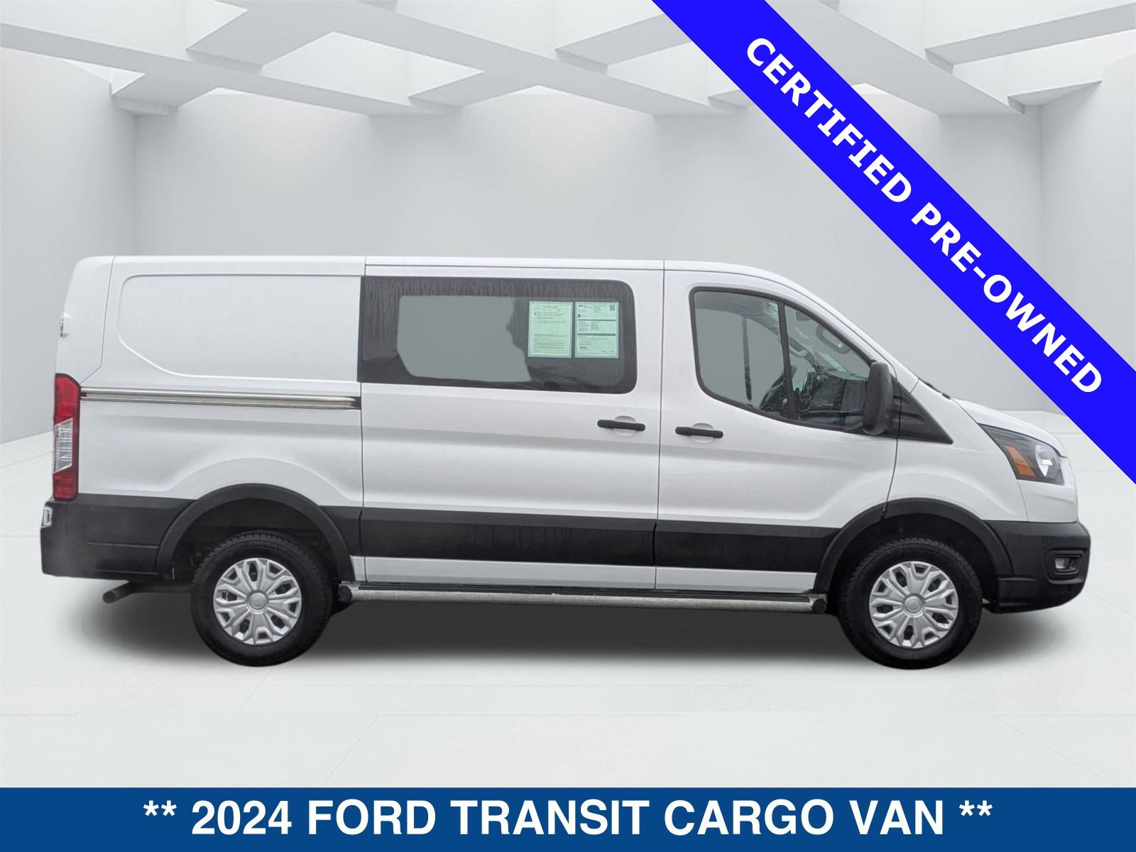 Certified 2024 Ford Transit 250 Low Roof w/ Exterior Upgrade Package