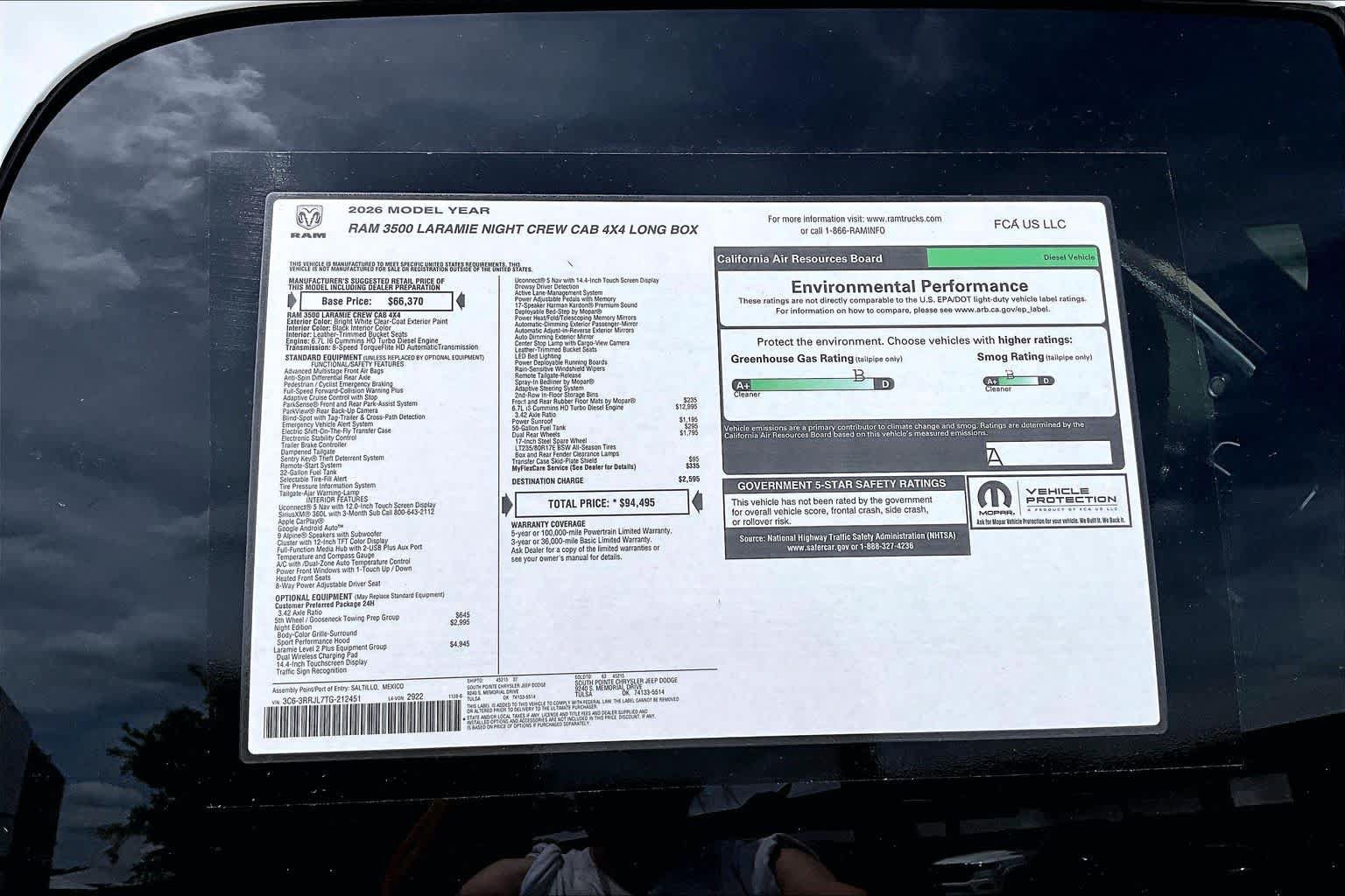 New 2026 RAM 3500 Laramie AWD/4WD image 17