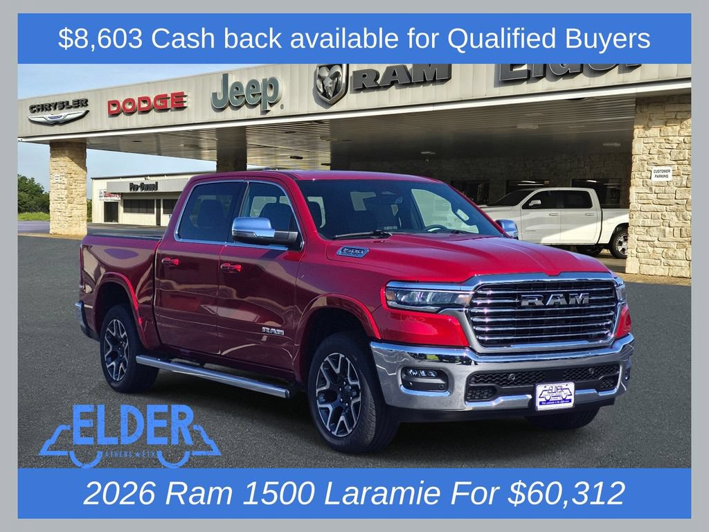 New 2026 RAM 1500 Laramie w/ Chrome Appearance Group