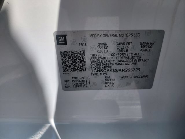 Used 2019 Chevrolet Tahoe LS w/ Enhanced Driver Alert Package RWD image 32