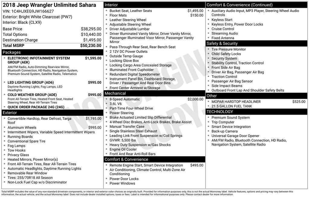 Used 2018 Jeep Wrangler Unlimited Sahara image 4