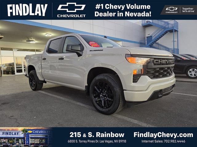 Certified 2026 Chevrolet Silverado 1500 Custom w/ LPO, Dark Essentials Package RWD image 1