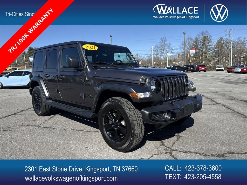 Used 2021 Jeep Wrangler Unlimited Sahara image 1