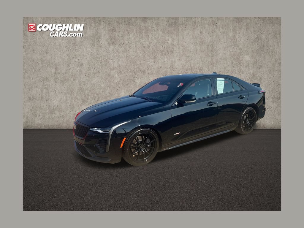 Used 2023 Cadillac CT4 V w/ Technology Package RWD image 1