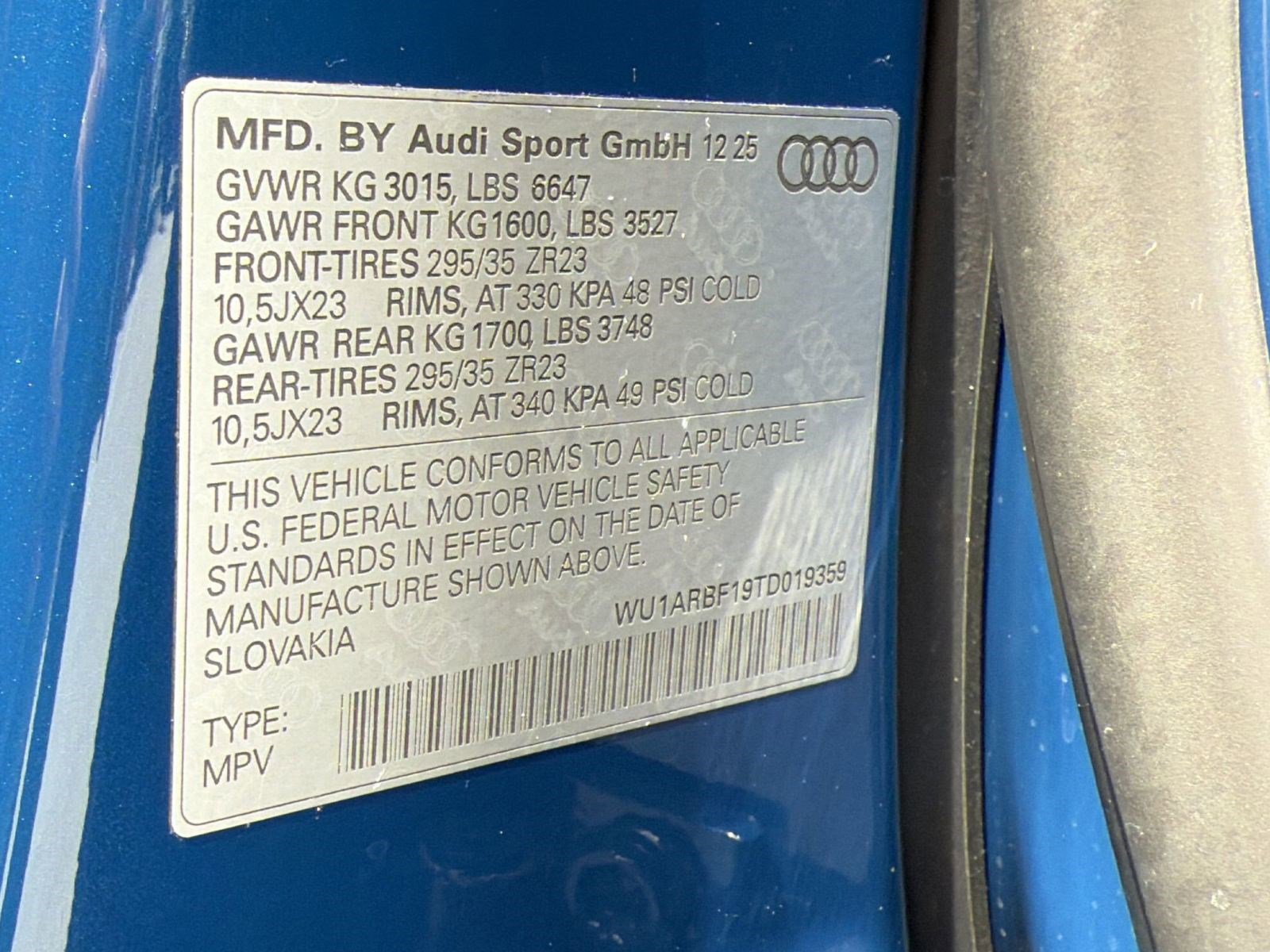 New 2026 Audi RS Q8 performance image 20