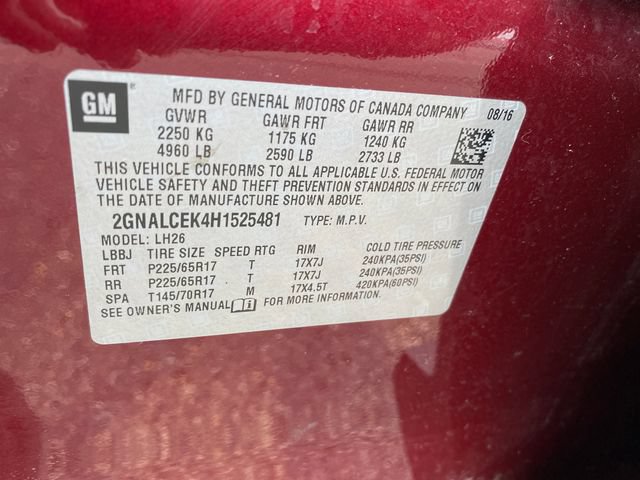 Used 2017 Chevrolet Equinox LT w/ Convenience Package FWD image 25