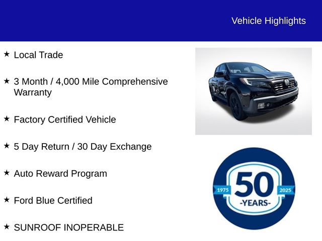 Used 2017 Honda Ridgeline Black Edition image 5