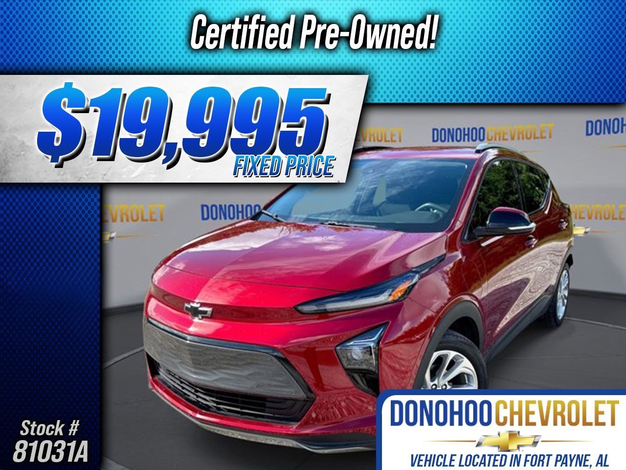 Certified 2023 Chevrolet Bolt EUV LT