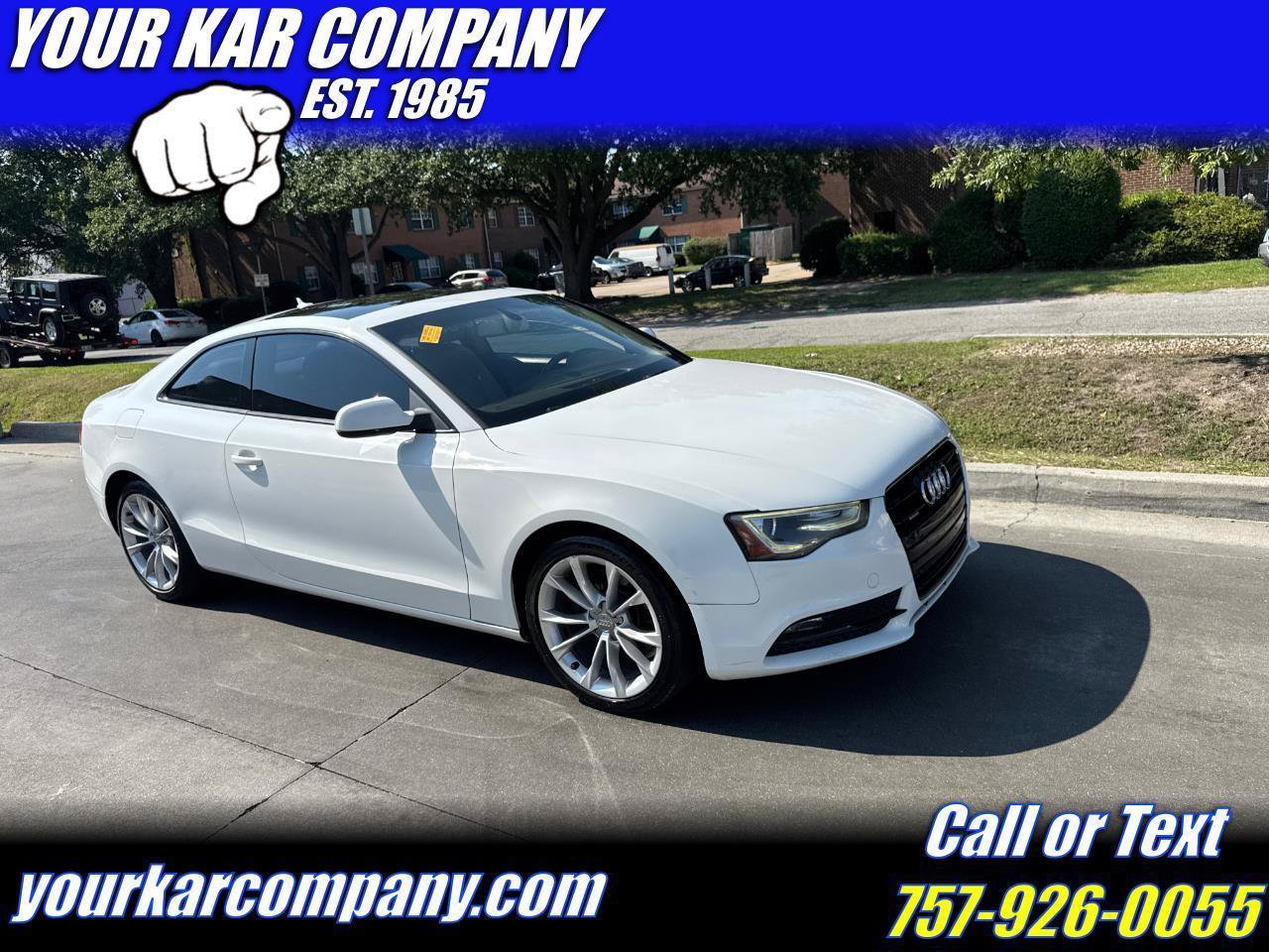 Used 2014 Audi A5 2.0T Premium w/ Lighting Package AWD/4WD image 1