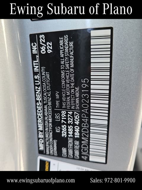 Used 2023 Mercedes-Benz EQS 450+ SUV image 29