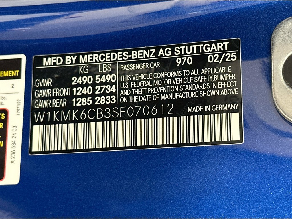 Certified 2025 Mercedes-Benz CLE 53 AMG 4MATIC Cabriolet image 32