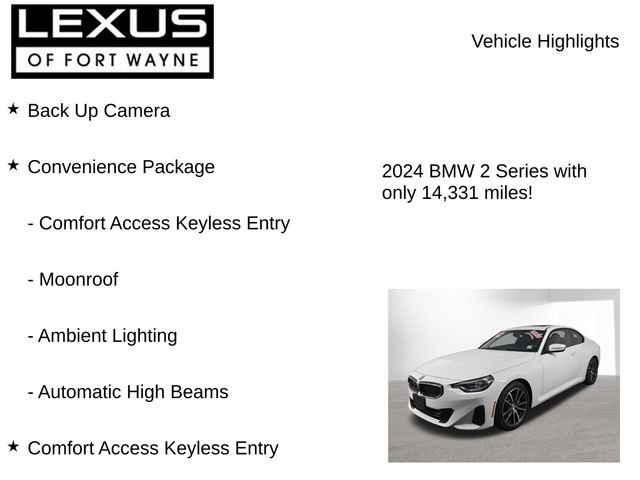 Used 2024 BMW 230i xDrive Coupe w/ Convenience Package AWD/4WD image 8