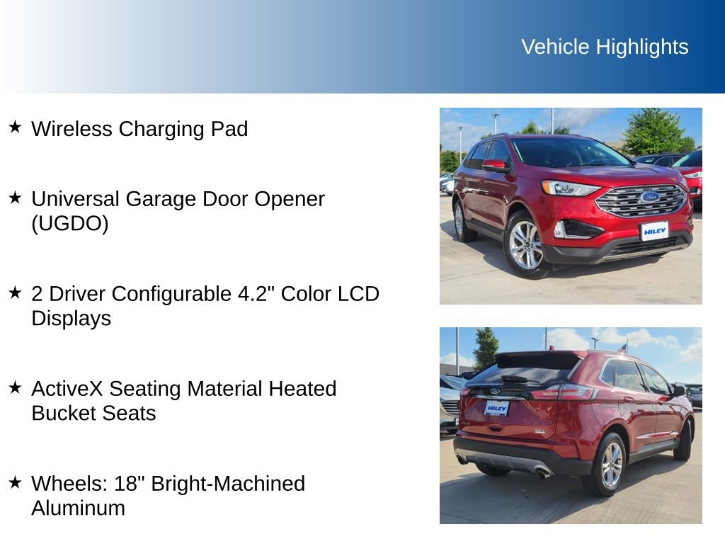 Used 2019 Ford Edge SEL w/ Equipment Group 201A FWD image 10