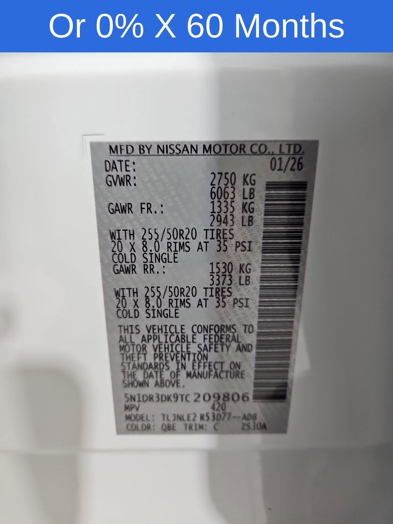 New 2026 Nissan Pathfinder Platinum image 29