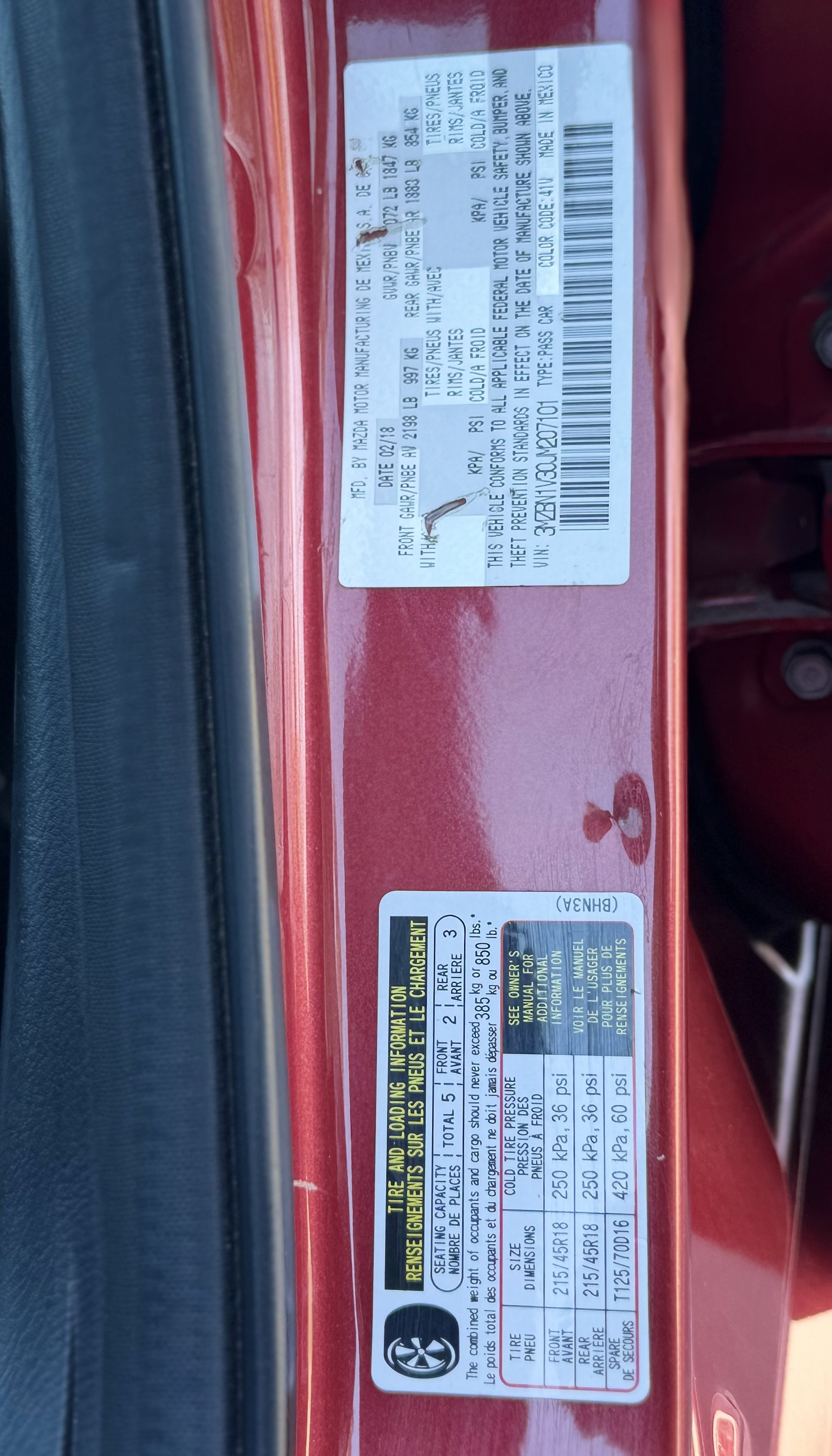 Used 2018 MAZDA MAZDA3 Touring FWD image 28