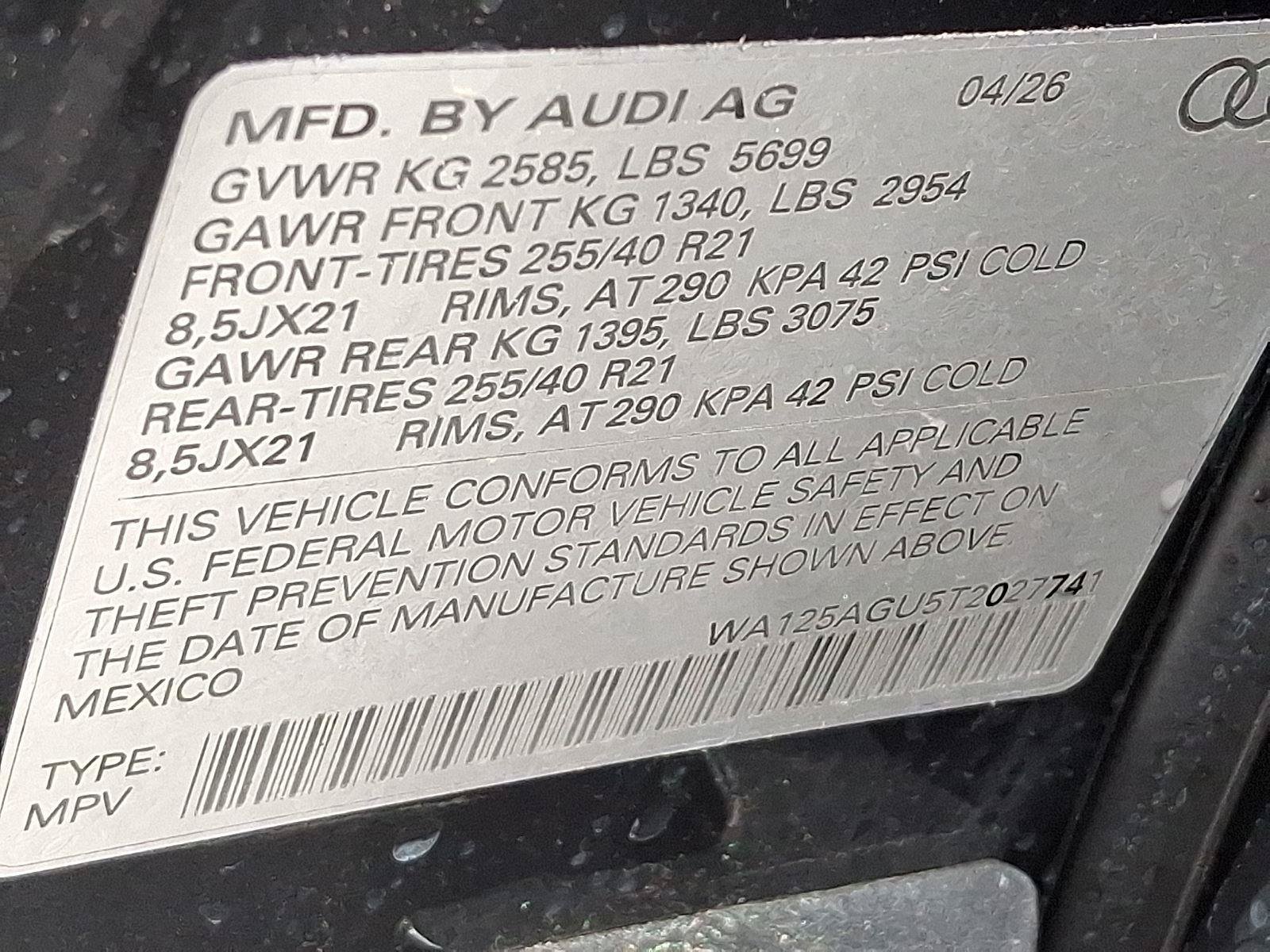 Used 2026 Audi SQ5 Premium Plus AWD/4WD image 22