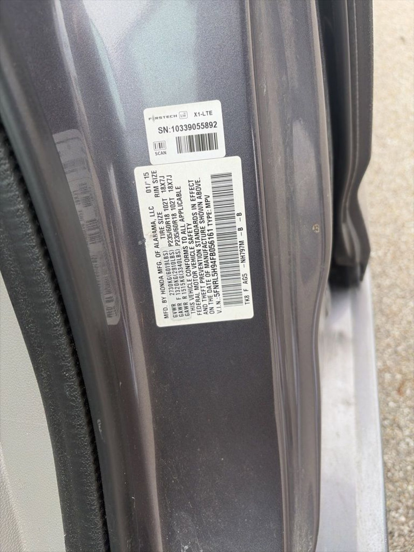 Used 2015 Honda Odyssey Touring Elite image 26