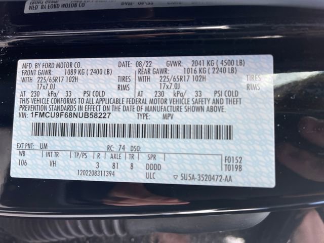 Used 2022 Ford Escape S AWD/4WD image 31