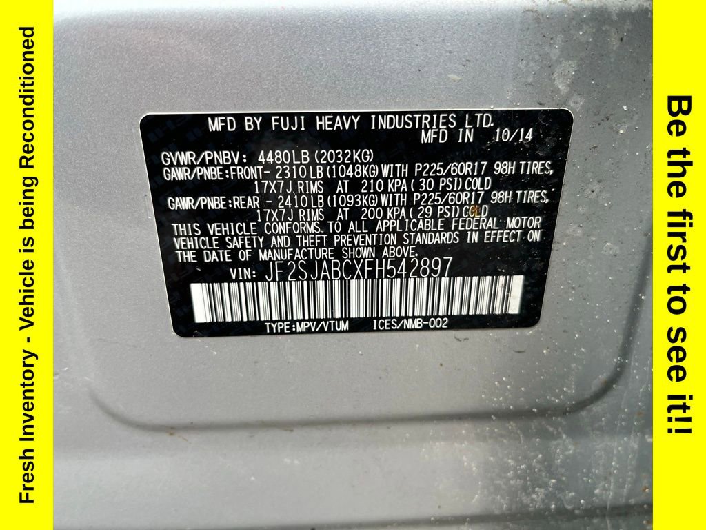 Used 2015 Subaru Forester 2.5i w/ Alloy Wheel Package AWD/4WD image 28